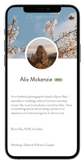Photography portfolio online